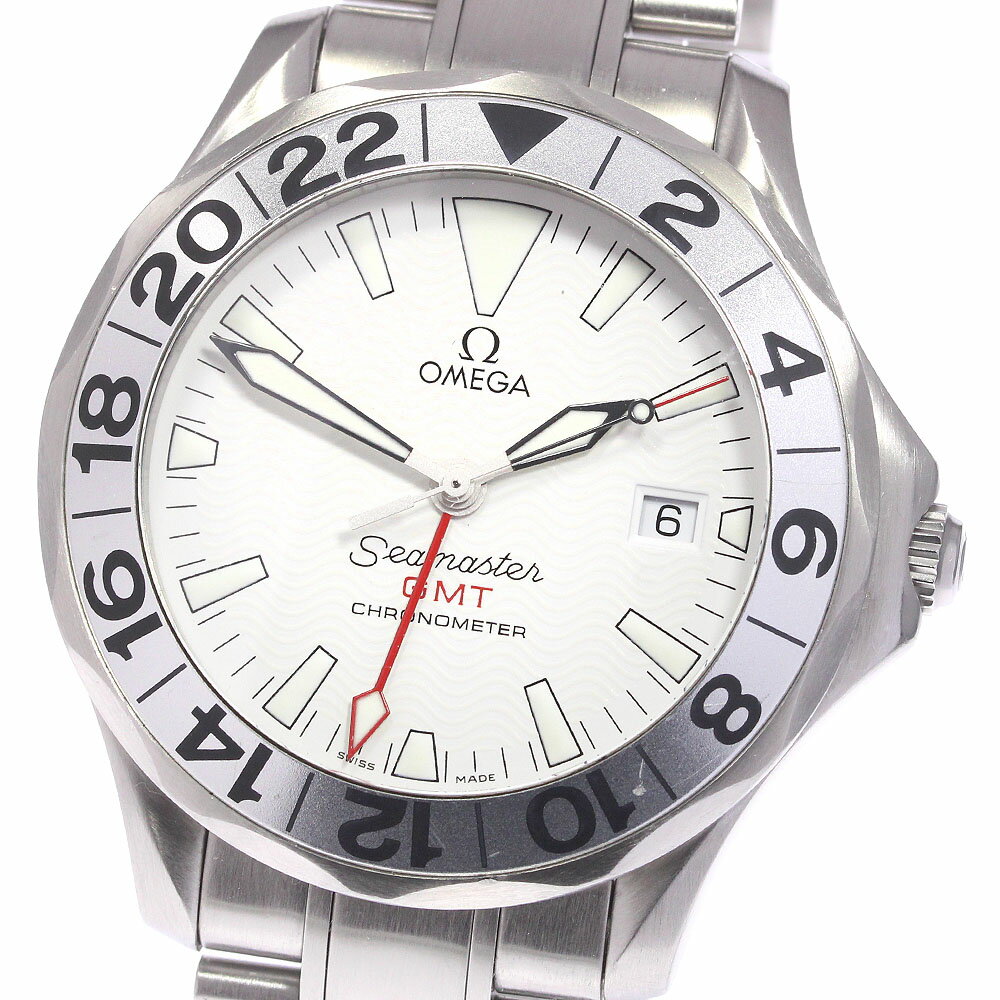 ☆訳あり 【OMEGA】オメガ シーマスター300 GMT 2538.20 自動巻き メンズ_688885【ev20】【中古】