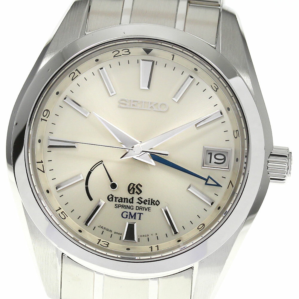 ☆良品 ★箱・保証書付き【SEIKO】セイコー グランドセイコー GMT SBGE005/9R66- ...