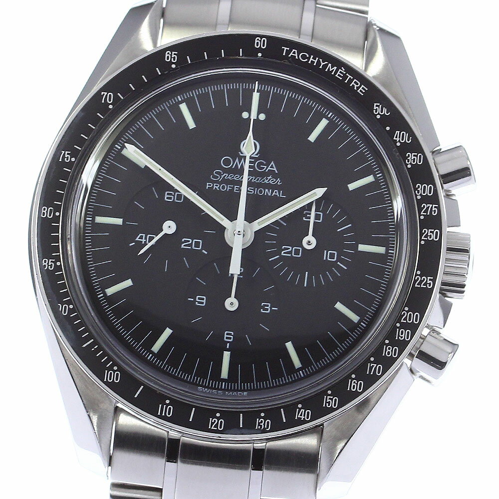 ☆美品 【OMEGA】オメガ スピードマスター プロフェッショナル クロノグラフ 3572.50 手巻き メンズ_736075【中古】