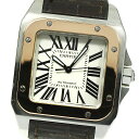 【CARTIER】カルティエ サントス100MM W