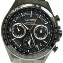 ☆美品 ★箱 保証書付き【CITIZEN】シチズン アテッサ デイト CC4014-62E/F950-T026664 ソーラー電波 メンズ_738332【中古】