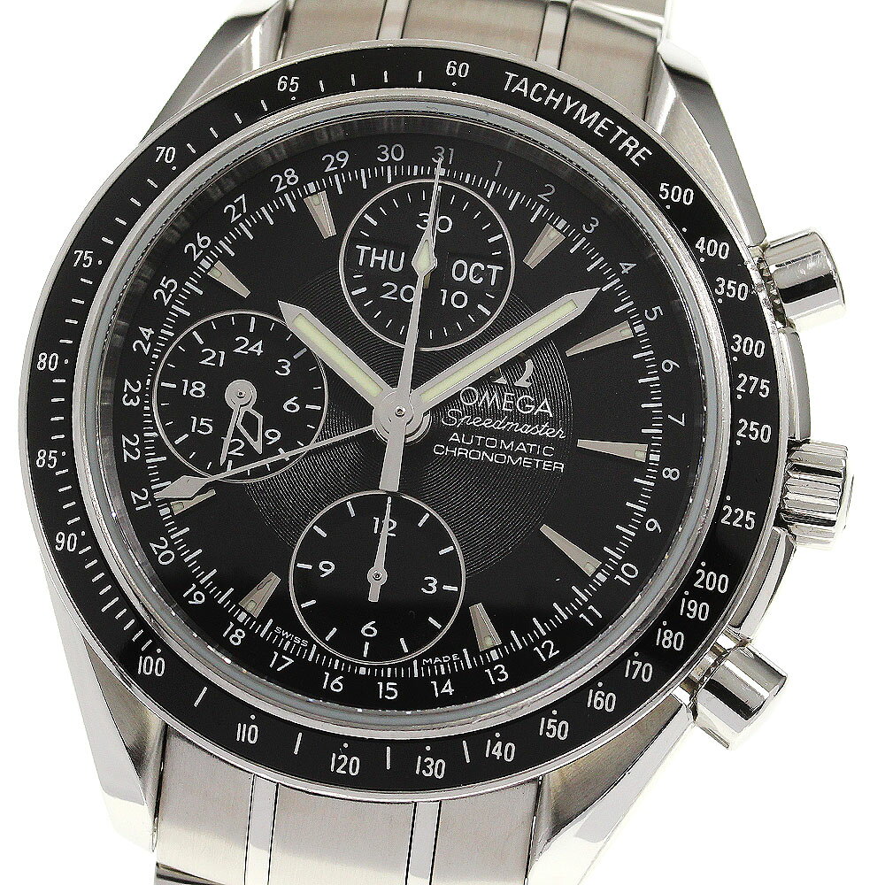 ☆良品 ★箱・保証書付き【OMEGA】オメガ スピードマスター トリプルカレンダー クロノグラフ 3 ...