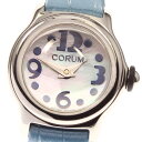 ☆訳あり ★保証書付き【CORUM】コルム ミニバブル 101.150.20 クォーツ レディース_ ...