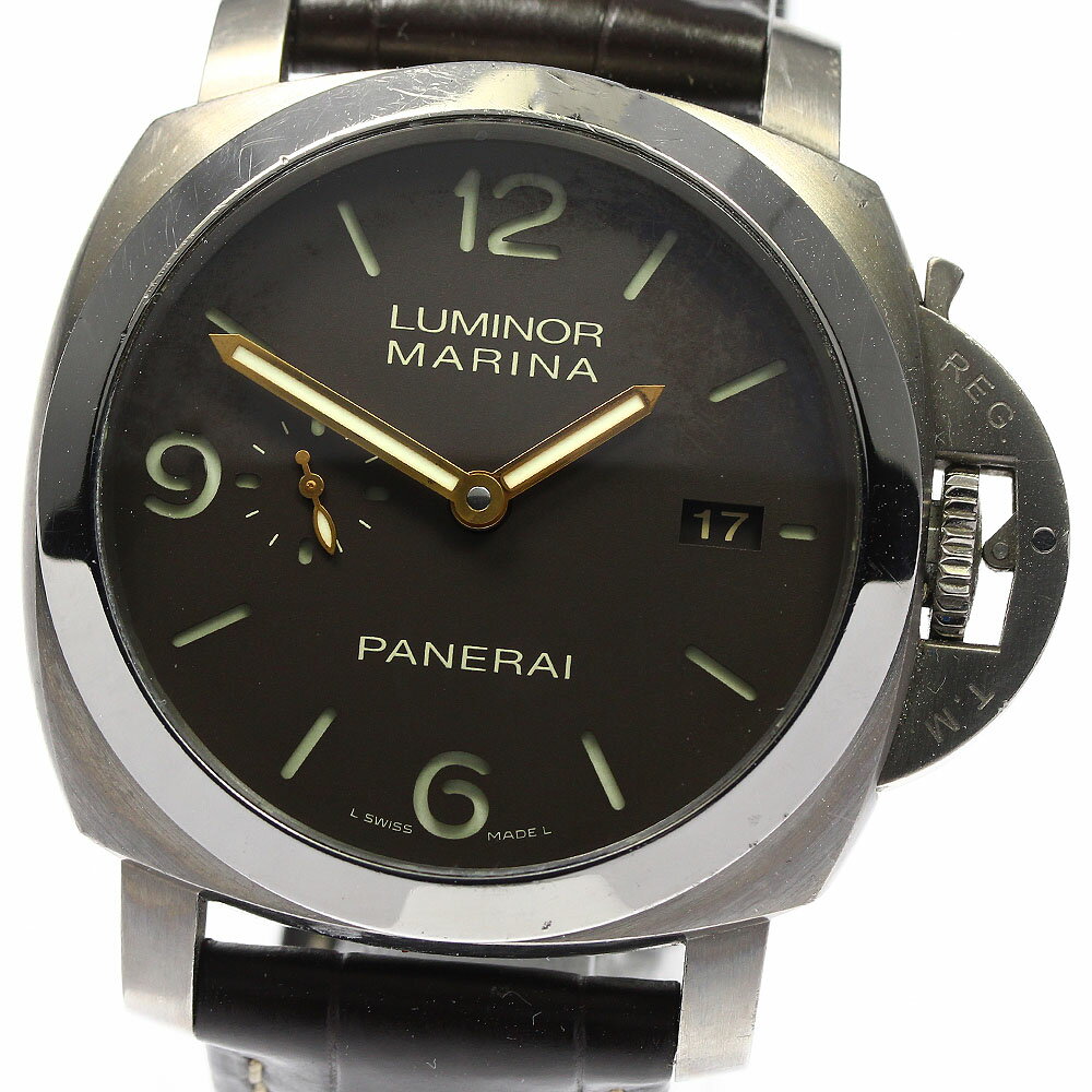 ジャンク パネライ PANERAI PAM00351 ルミノールマリーナ1950 3デイズ デイト  ...