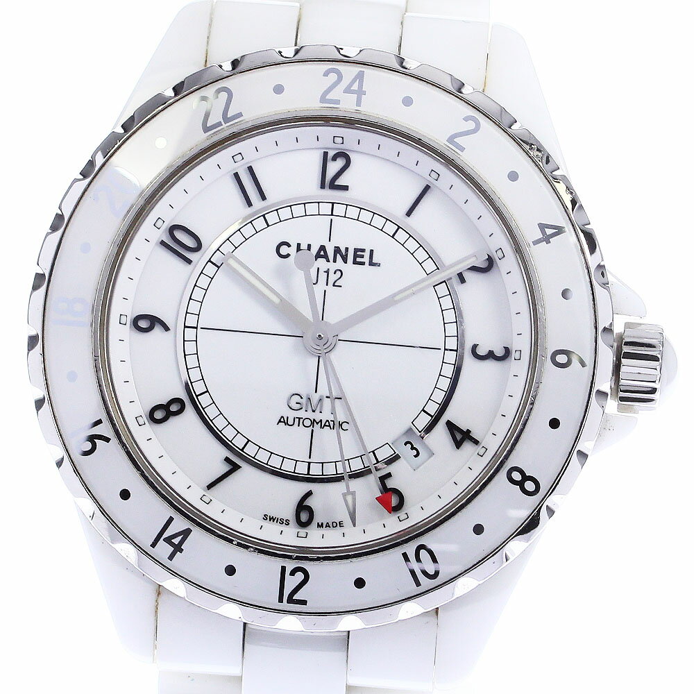 シャネル CHANEL H2126 J12 GMT 限定2000本 自動巻き メンズ 保証書付き_7 ...