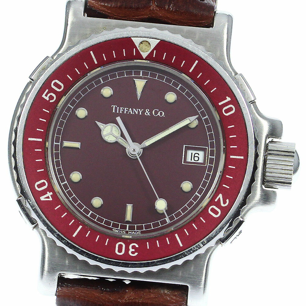 ティファニー TIFFANY&Co. L0710 ダイバーウォッチ デイト クォーツ レディース _743966【中古】
