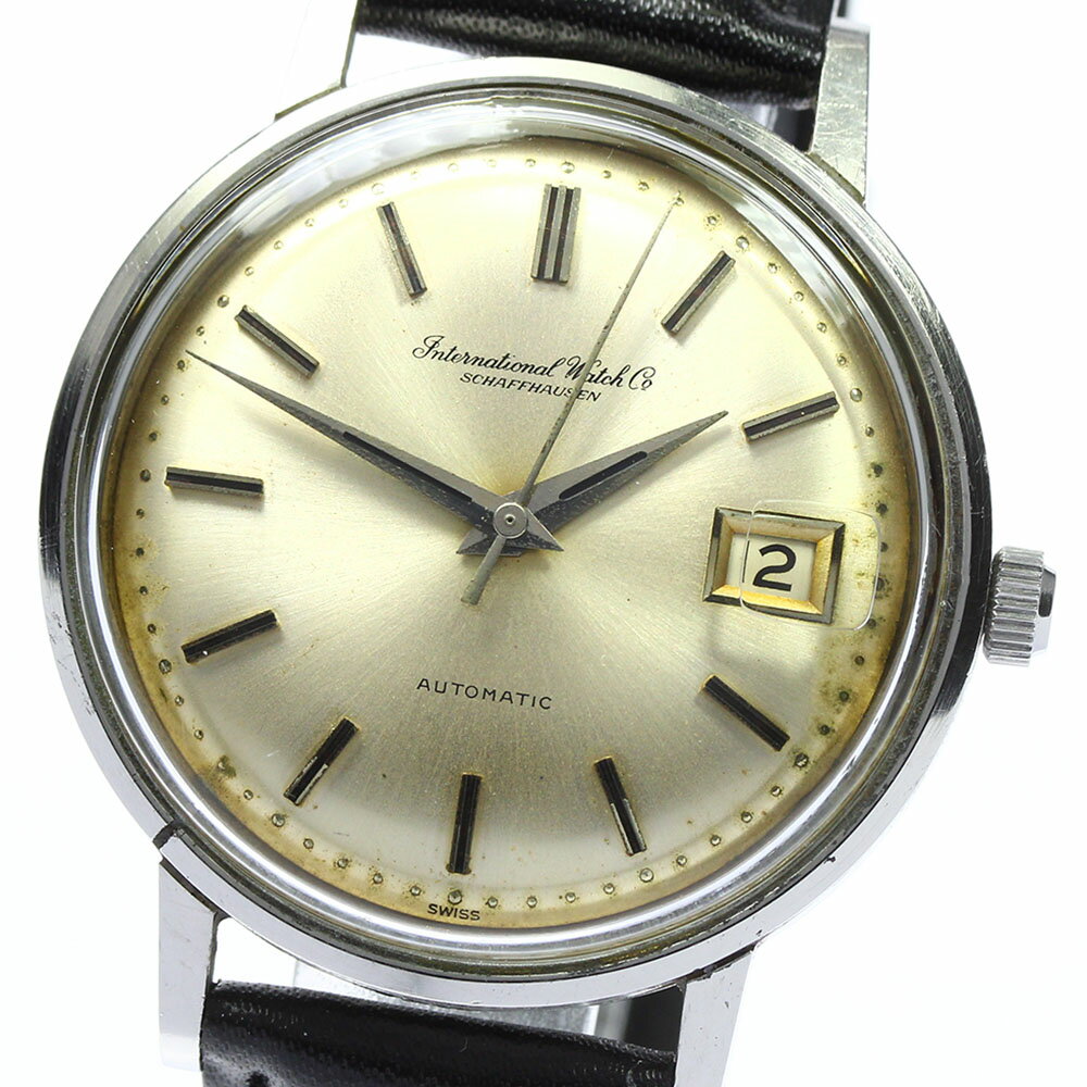 訳あり IWC IWC SCHAFFHAUSEN 804A オールドインター Cal.8541 デイト 自動巻き メンズ _735728【中古】