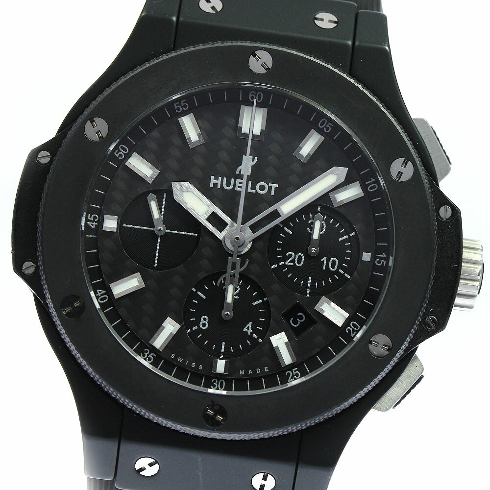 ベルト訳あり ウブロ HUBLOT 301.CI.1770.RX エボリューション ブラックマジック デイト クロノグラフ 自動巻き メンズ 箱付き_745775【中古】