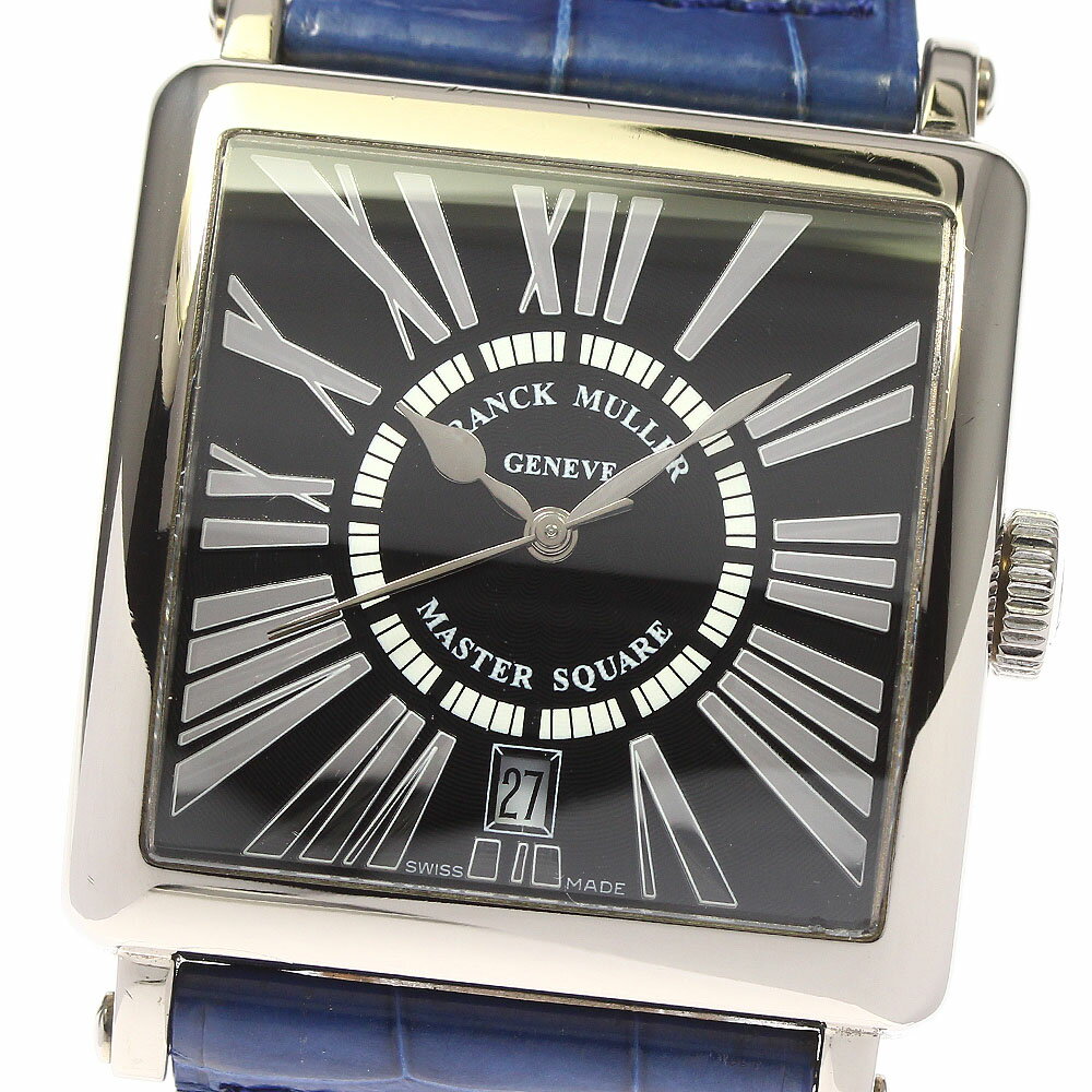 フランクミュラー FRANCK MULLER 6000HSCDT マスタースクエア K18WG デイ ...