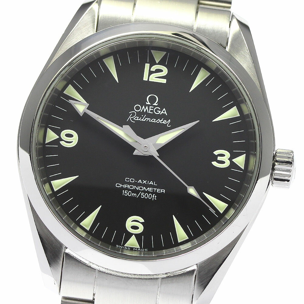 オメガ OMEGA 2503.52 シーマスター レイルマスター クロノメーター 自動巻き メンズ _737848【中古】