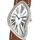 カルティエ CARTIER WL406651 ベニュワール クラッシュ K18WG ダイヤベゼル 手巻き レディース 極美品 _720443【中古】