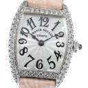 フランクミュラー FRANCK MULLER 2251QZD トノーカーベックス K18WG ダイヤベゼル クォーツ レディース _749851【中古】