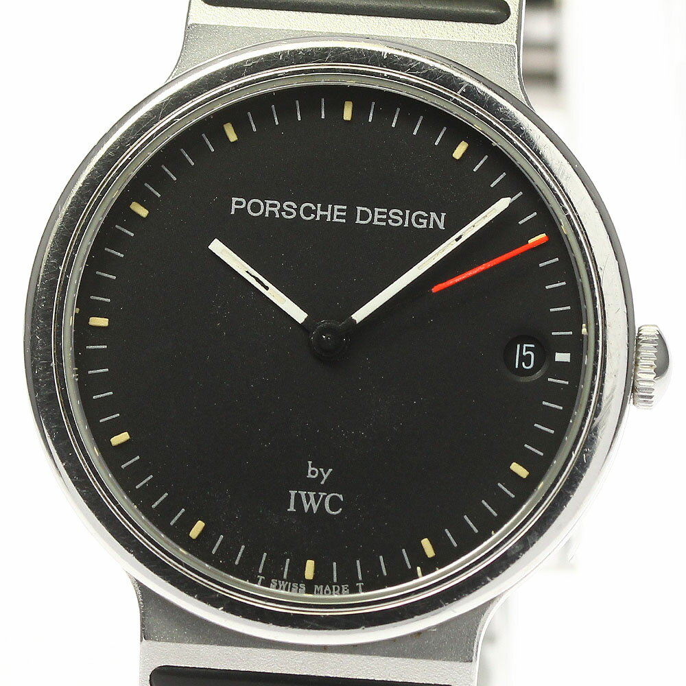 ポルシェデザイン Porsche Design by.IWC デイト クォーツ ボーイズ _749820【ev10】【中古】