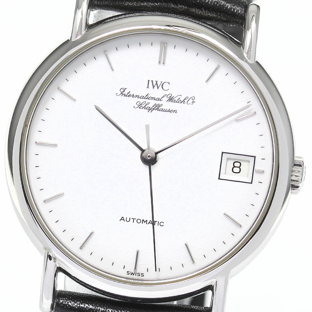 訳あり IWC SCHAFFHAUSEN IW351320 ポートフィノ デイト 自動巻き メンズ _749277【ev20】【中古】