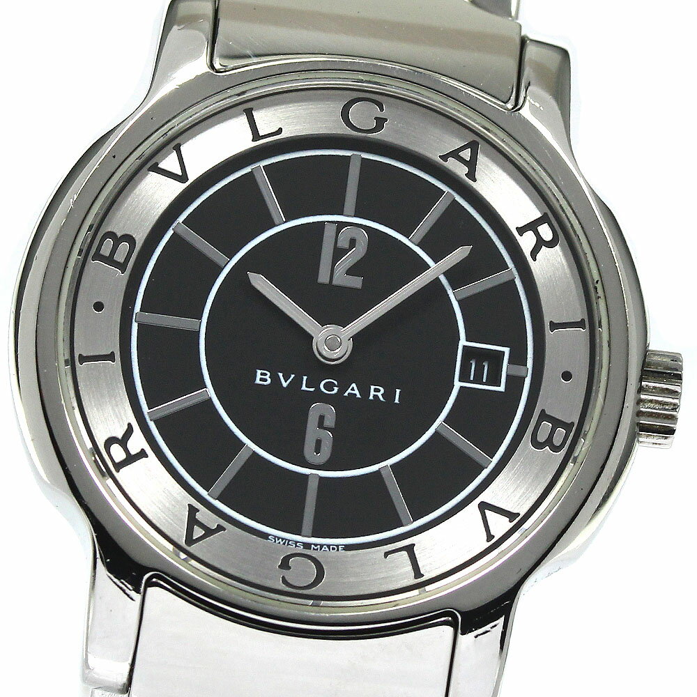 ブルガリ BVLGARI ST29S ソロテンポ デイト クォーツ レディース _750724【ev10】【中古】