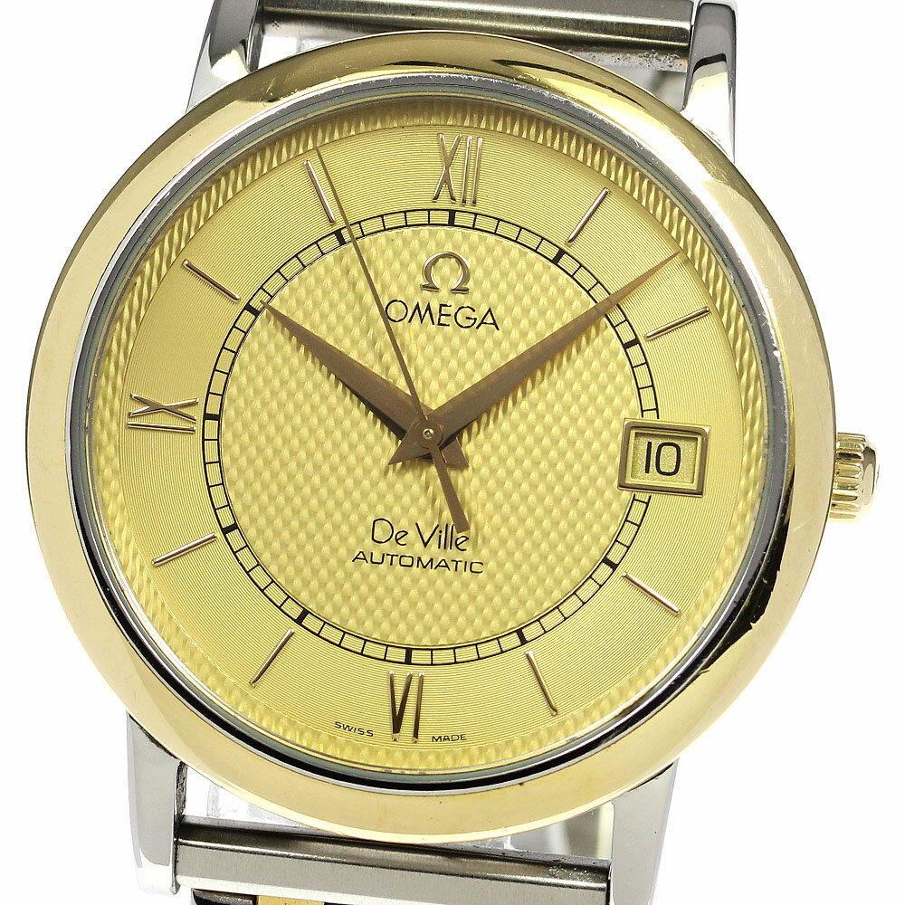 オメガ OMEGA 7304.11 デビル クラシック YGベゼル デイト 自動巻き メンズ _721092【中古】