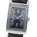 ブルガリ BVLGARI RT39S レッタンゴロ ブルートパーズベゼル クォーツ レディース 良品 _751075【中古】