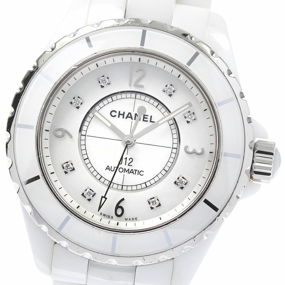 シャネル CHANEL H2423 J12 白セラミック