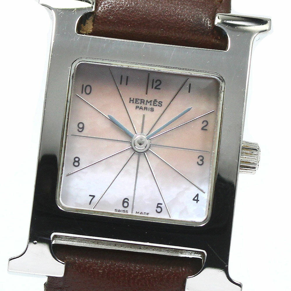 エルメス HERMES HH1.210 Hウォッチ クォーツ レディース _752363【ev15】【中古】