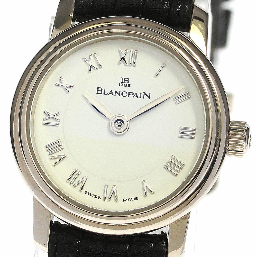 ブランパン Blancpain B0062 1527 65 レマン レディーバード K18WG 自動巻き レディース 保証書付き_751137【ev10】【中古】