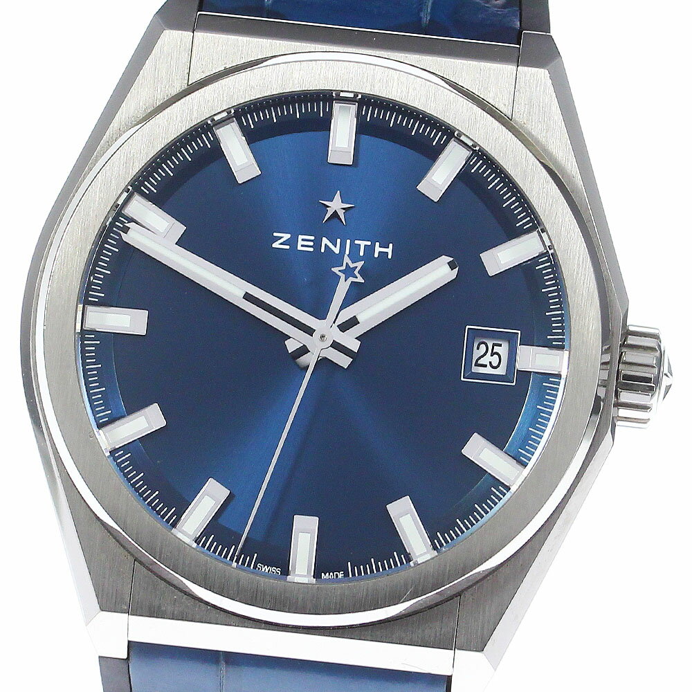 ゼニス ZENITH 95.9000.670/51.R584 デファイ クラシック デイト 自動巻き メンズ 箱 保証書付き_752813【中古】