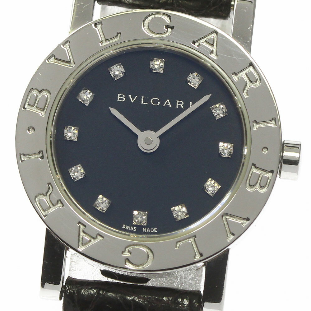 ブルガリ BVLGARI BB23SL ブルガリブルガリ 12Pダイヤ クォーツ レディース _752982【ev15】【中古】