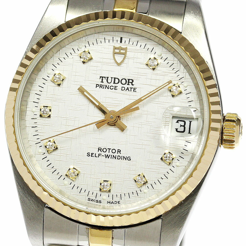 チュードル TUDOR 72033 プリンスデイト 10Pダイヤ cal.2824-2 自動巻き ボーイズ _753485【中古】