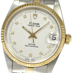 チュードル TUDOR 72033 プリンスデイト 10Pダイヤ cal.2824-2 自動巻き ボーイズ _753514【ev10】【中古】