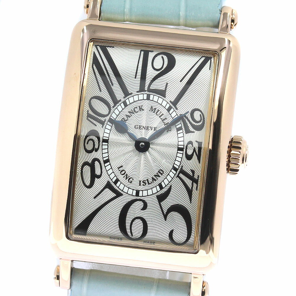 フランクミュラー FRANCK MULLER 902QZ ロングアイランド K18PG クォーツ レ ...