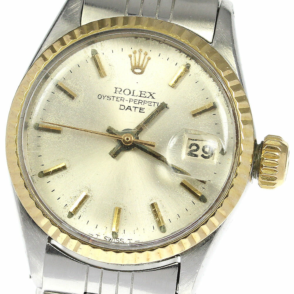 ジャンク ロレックス ROLEX 6517 オイスターパーペチュアル デイト Cal.1160 自動巻き レディース _745590【中古】