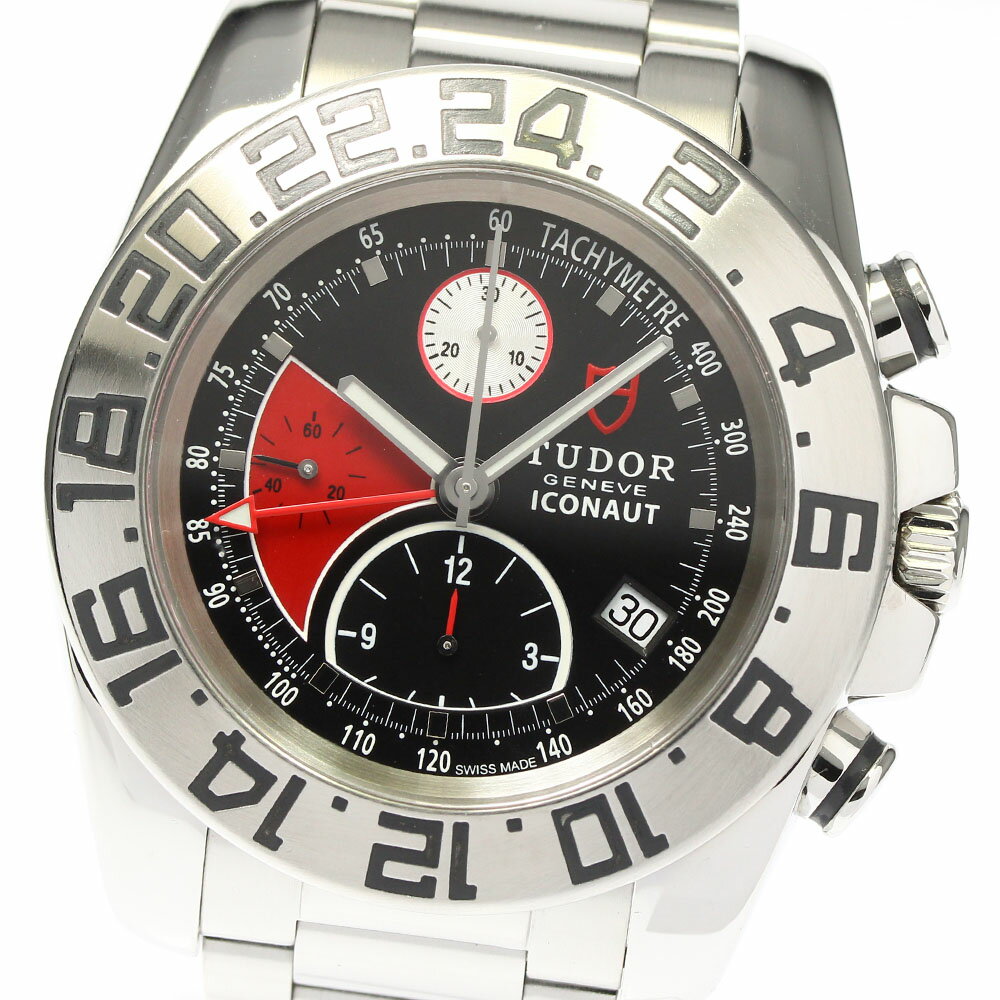 チュードル TUDOR 20400 スポーツコレクション アイコノート GMT クロノグラフ 自動巻 ...