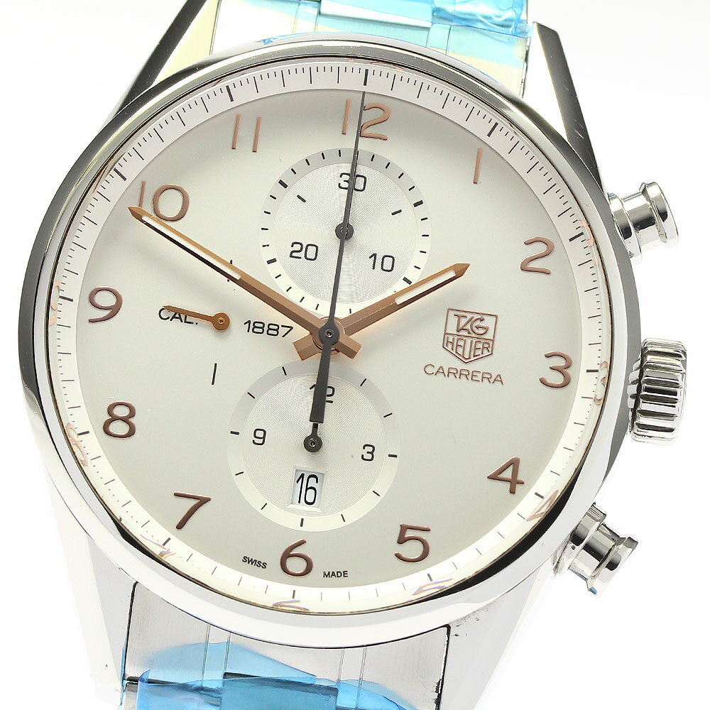 訳あり タグホイヤー TAG HEUER CAR2012-0 カレラ キャリバー1887 クロノグラフ 自動巻き メンズ _756363【中古】