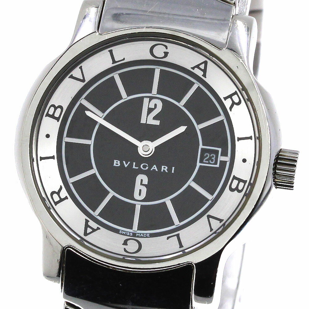 訳あり ブルガリ BVLGARI ST29S ソロテンポ デイト クォーツ レディース _758660【中古】