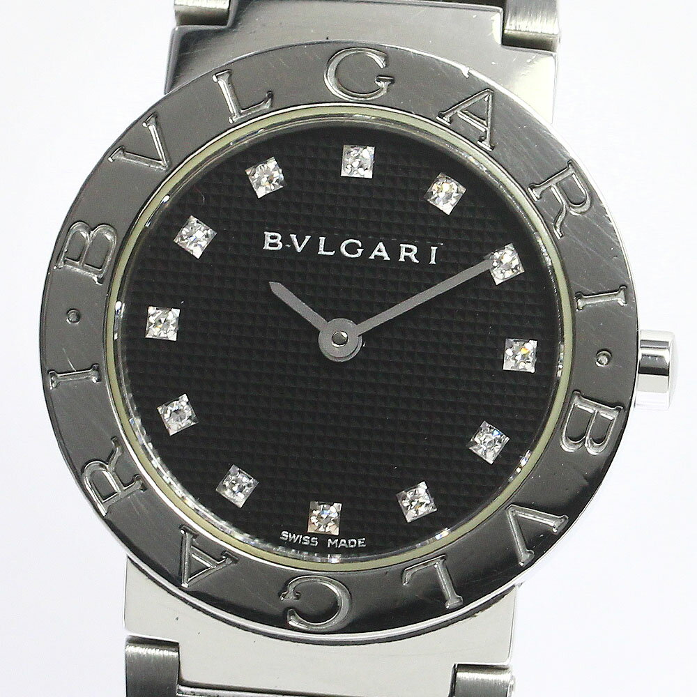 ブルガリ BVLGARI BB26SS ブルガリブルガリ 12Pダイヤ クォーツ レディース _754993【ev15】【中古】