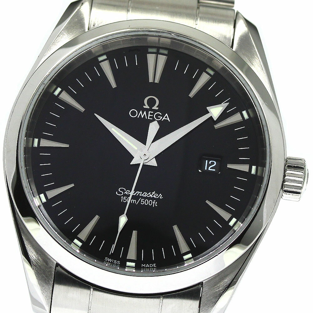 オメガ OMEGA 2517.50 シーマスター アクアテラ デイト クォーツ メンズ _75622 ...