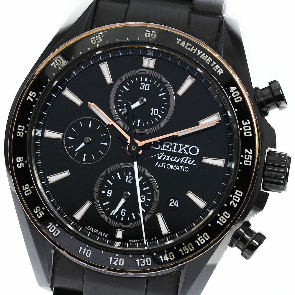 セイコー SEIKO SAEH017/6S28-00K0 ブライツ アナンタ リミテッド クロノグラフ 世界限定500本 自動巻き メンズ 内箱 保証書付き_759845【ev20】【中古】