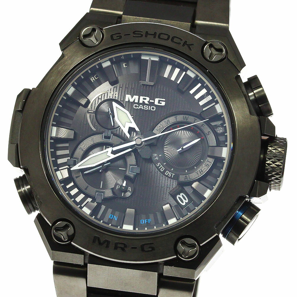 カシオ CASIO MRG-B2000B-1A1JR G-SHOCK MR-G ソーラー電波 メンズ 極美品 箱 保証書付き_761090【ev10】【中古】