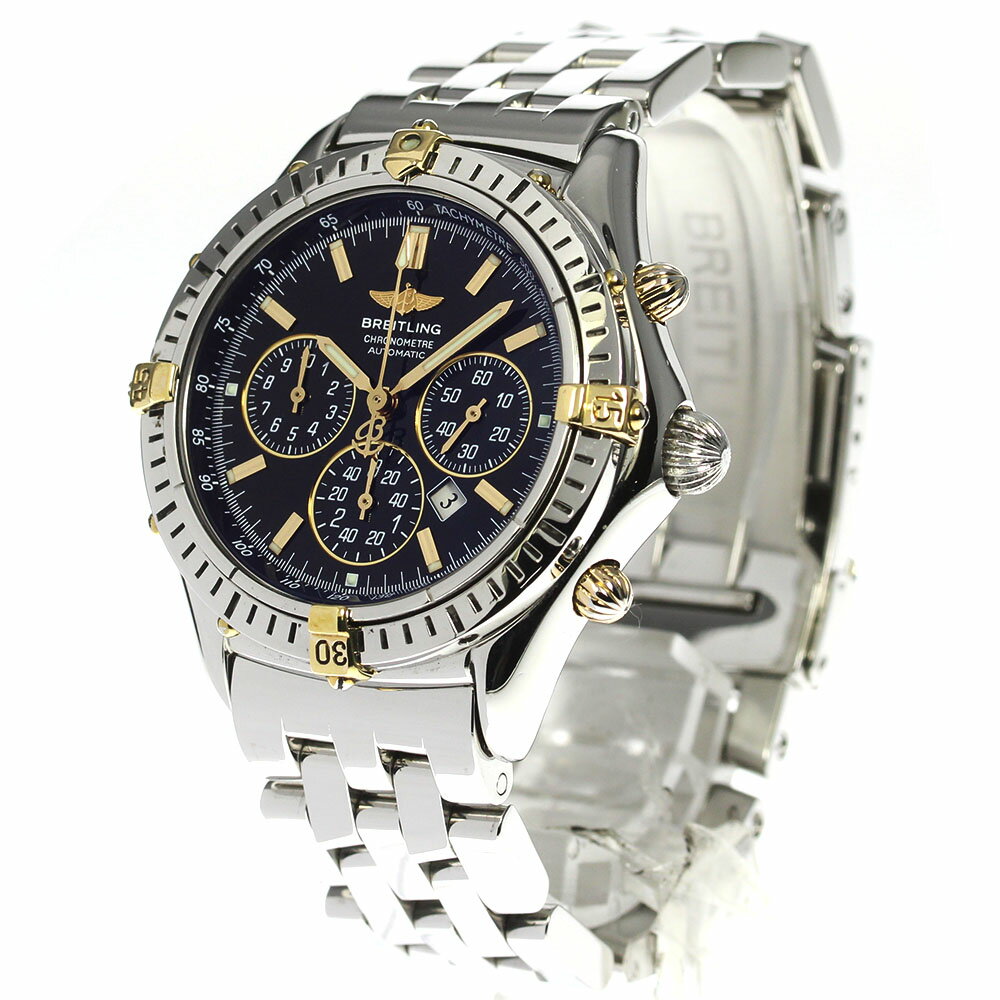 訳あり ブライトリング BREITLING B35313 シャドウフライバック クロノグラフ 自動巻き メンズ _761713【中古】