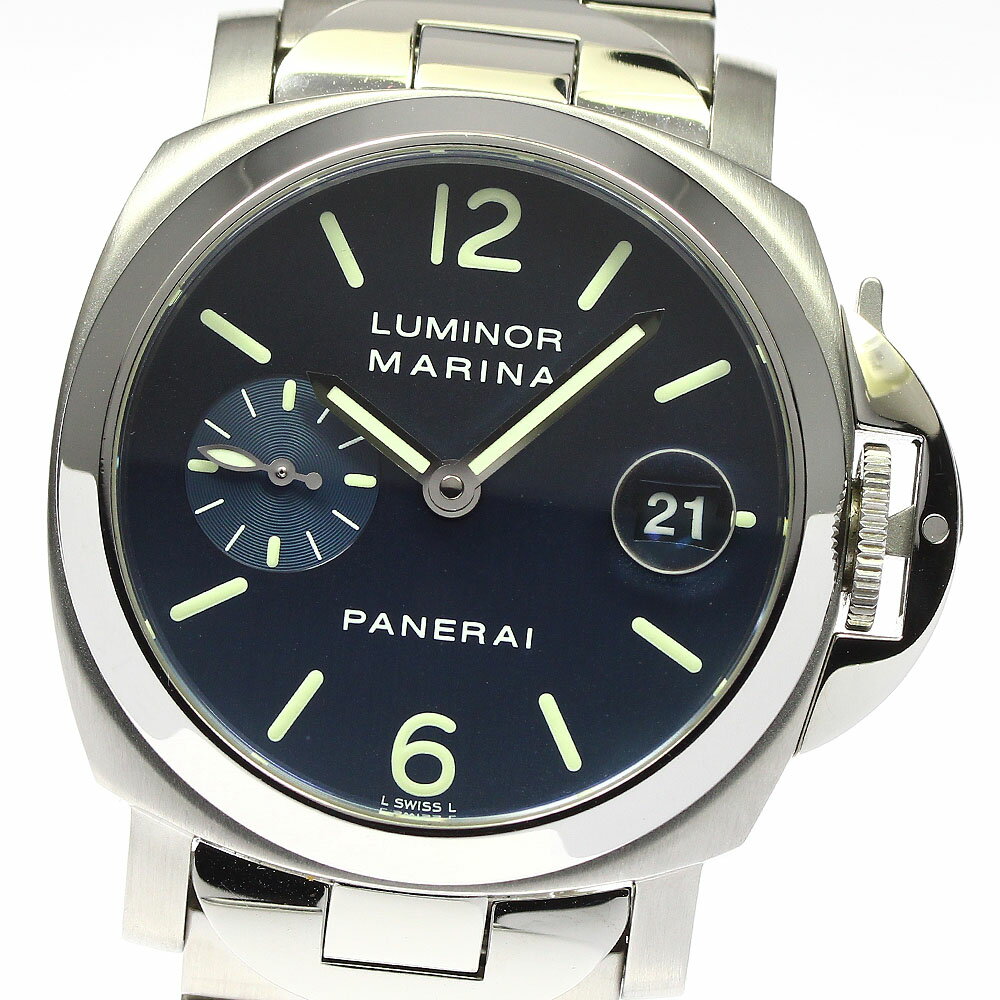 パネライ PANERAI PAM00120 ルミノールマリーナ スモールセコンド 自動巻き メンズ  ...