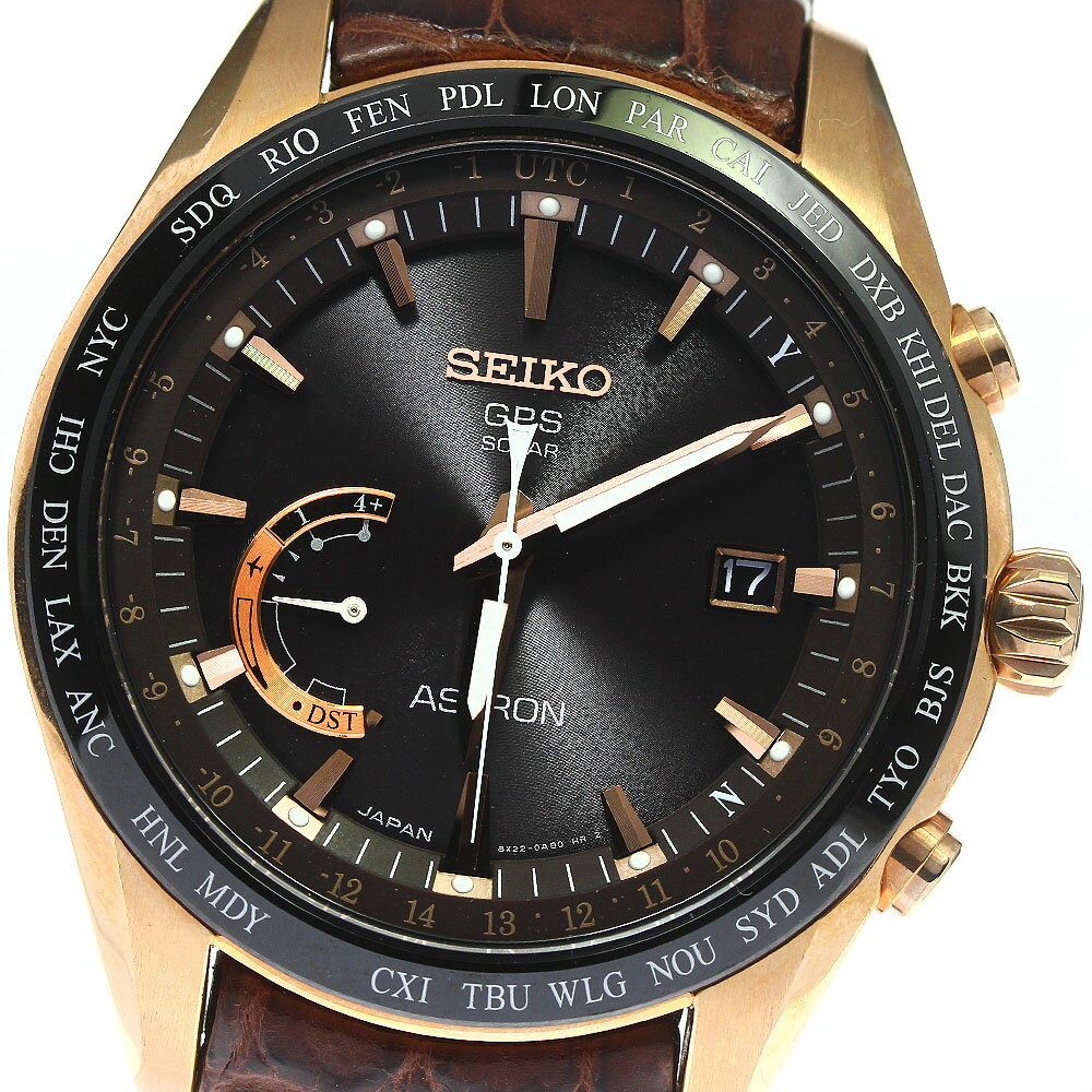 セイコー SEIKO SBXB096/8X22-0AG0-2 アストロン デイト ソーラー電波 メンズ 良品 _762582【ev15】【中古】