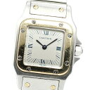 訳あり カルティエ CARTIER W20022C4 サントスガルベSM クォーツ レディース _760178【中古】