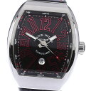 フランクミュラー FRANCK MULLER V45SCDTJ ヴァンガード デイト 自動巻き メンズ 良品 箱・保証書付き_763823【中古】