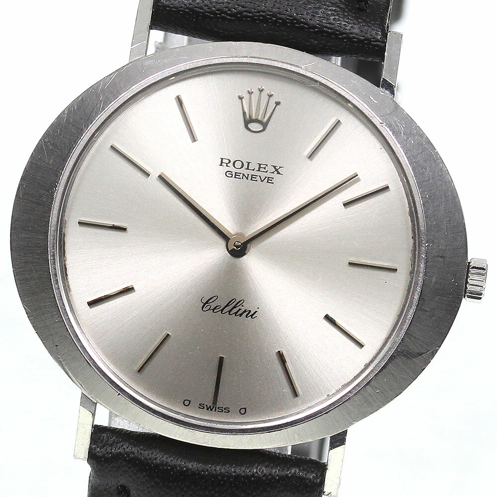 ロレックス ROLEX チェリーニ K18WG Cal.1600 手巻き メンズ _755713【中古】