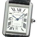 訳あり カルティエ CARTIER W5200027 タンクソロXL デイト 自動巻き メンズ _763626【中古】