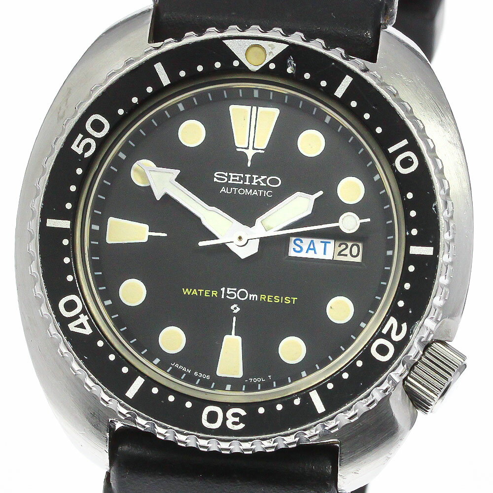 訳あり セイコー SEIKO 6306-7000 サード ダイバー 150m デイデイト 自動巻き メンズ _751009【中古】