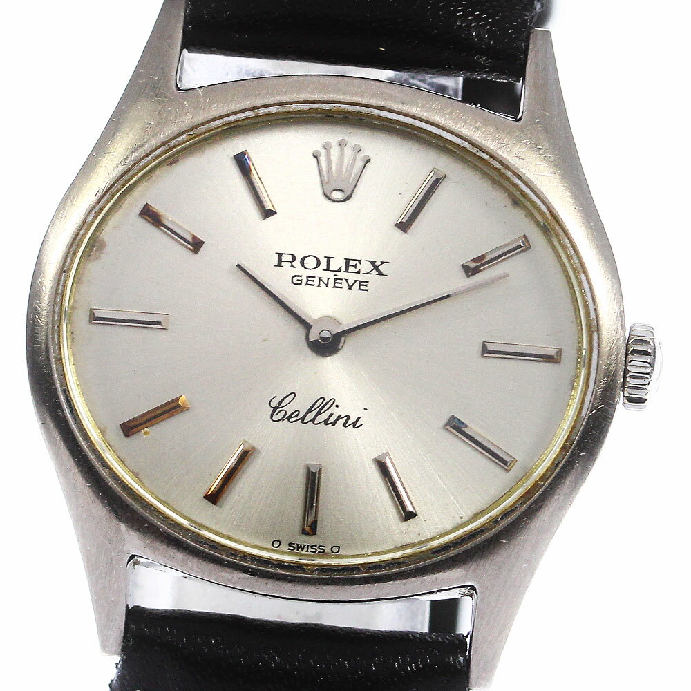 ロレックス ROLEX 3802 チェリーニ K18WG Cal.1600 手巻き レディース _765652【中古】