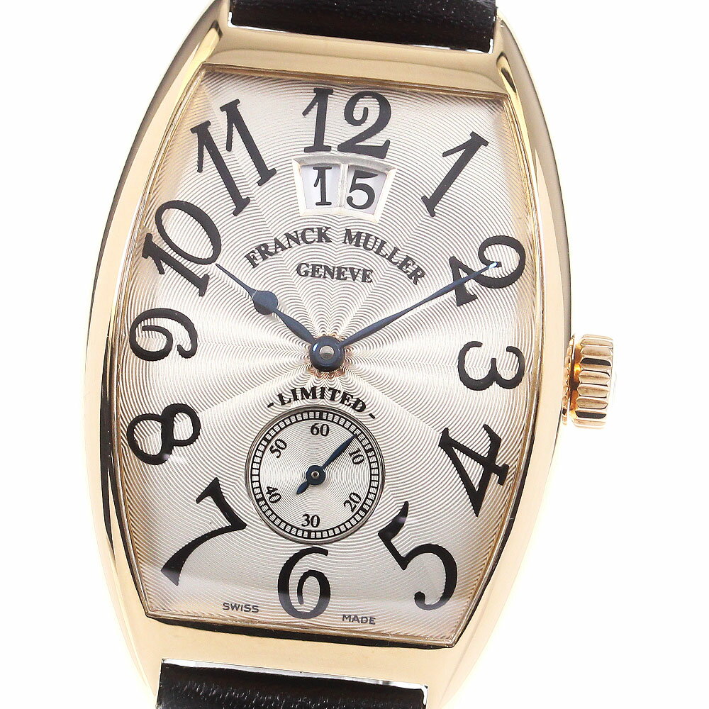 フランクミュラー FRANCK MULLER 2851S6 トノーカーベックス スモールセコンド リミテッド 自動巻き メンズ 美品 保証書付き_613944【中古】