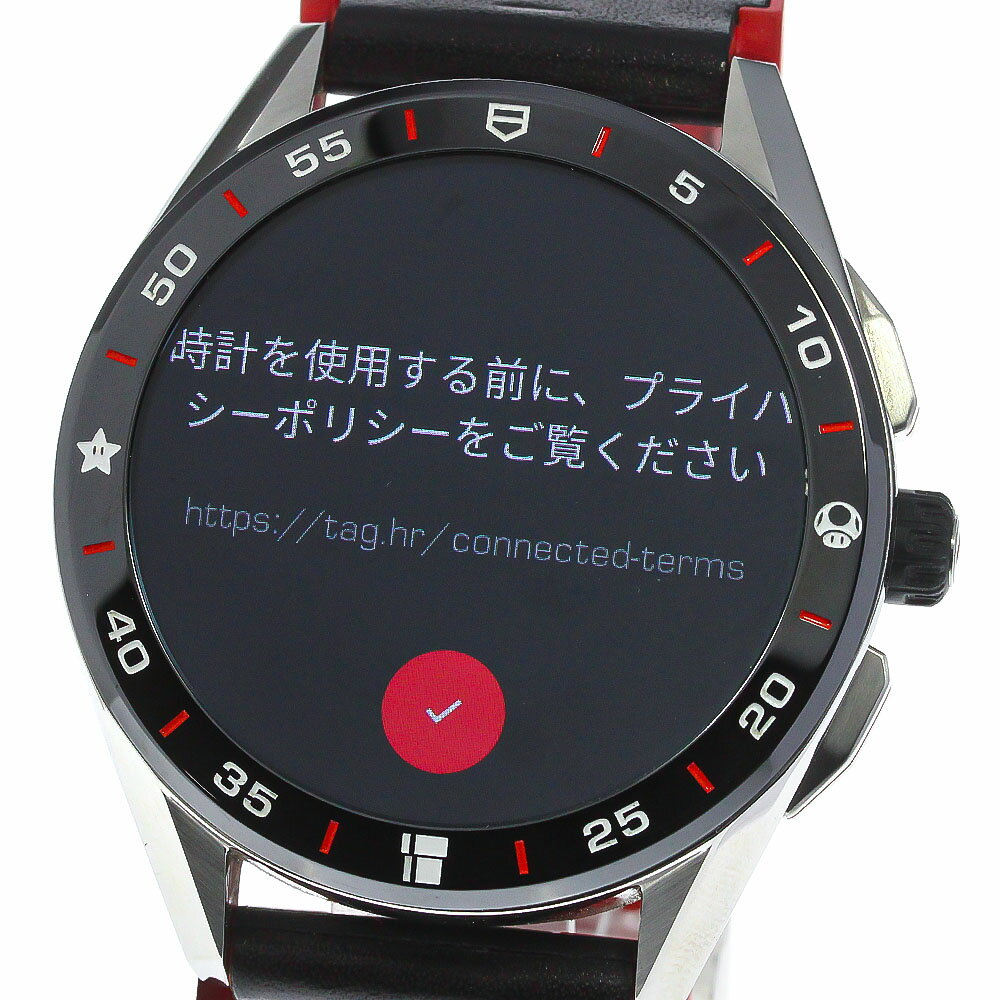 タグホイヤー TAG HEUER SBG8A13.EB0238 コネクテッド スーパーマリオ リミテッドエディション クォーツ メンズ 箱 保証書付き_766262【中古】