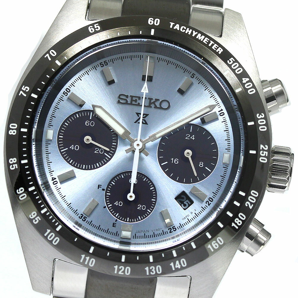 セイコー SEIKO SBDL093/V192-0AG0 プロスペックス スピードタイマー クリスタルトロフィー ソーラー メンズ 良品 箱・保証書付き_768490【中古】