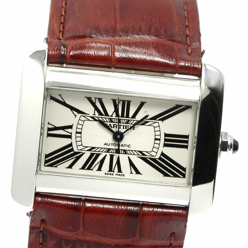 カルティエ CARTIER W6300755 タンクディバンLM 自動巻き メンズ _763256【 ...